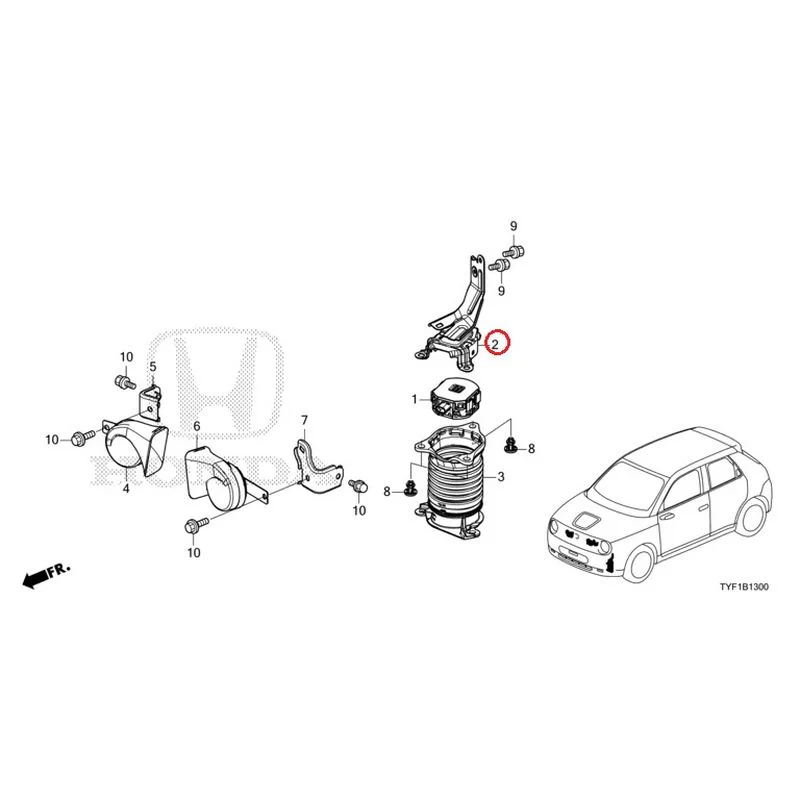 [NEW] JDM HONDA Honda e ZC7 2023 Horn/AVAS speaker GENUINE OEM - Image 3