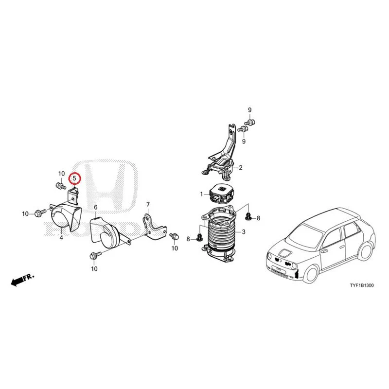 [NEW] JDM HONDA Honda e ZC7 2023 Horn/AVAS speaker GENUINE OEM - Image 6