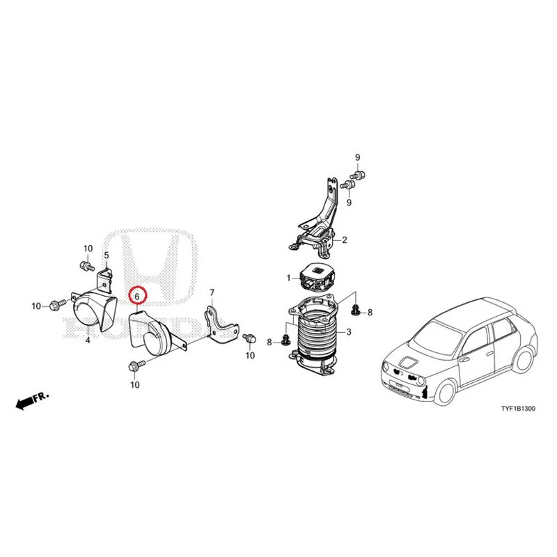 [NEW] JDM HONDA Honda e ZC7 2023 Horn/AVAS speaker GENUINE OEM - Image 7