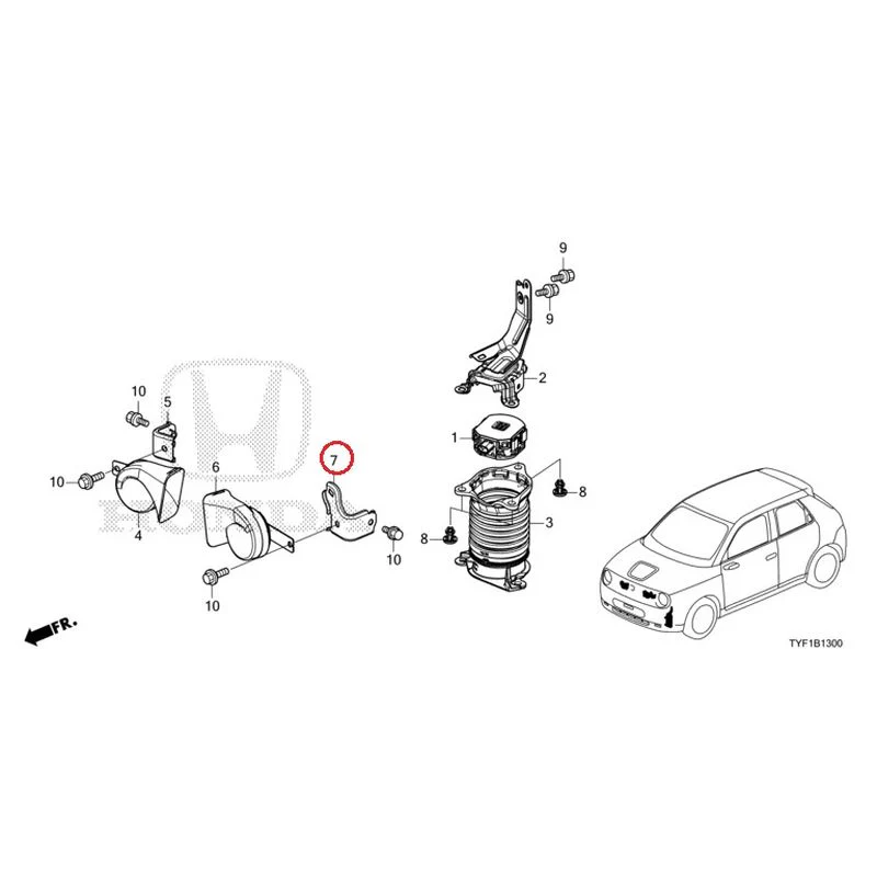 [NEW] JDM HONDA Honda e ZC7 2023 Horn/AVAS speaker GENUINE OEM - Image 8