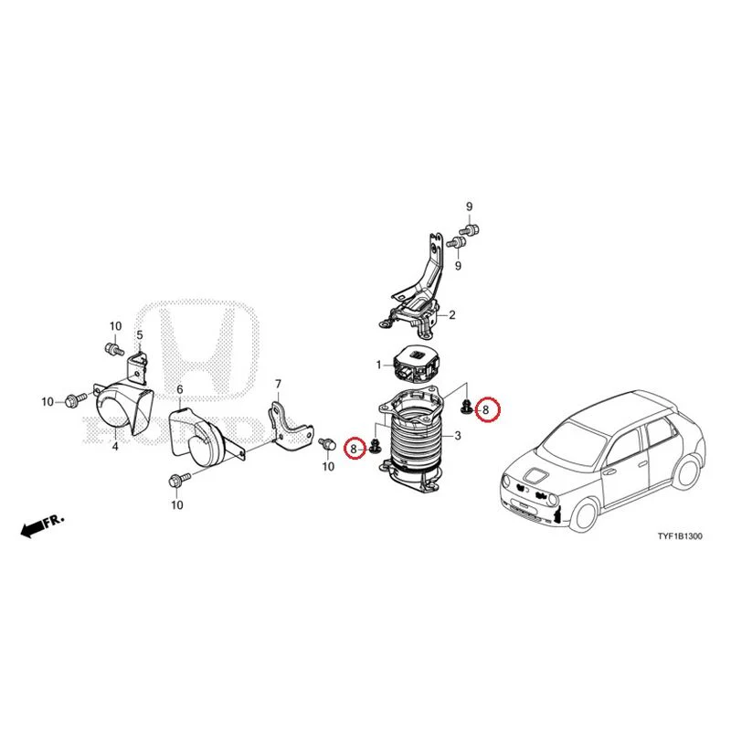 [NEW] JDM HONDA Honda e ZC7 2023 Horn/AVAS speaker GENUINE OEM - Image 9