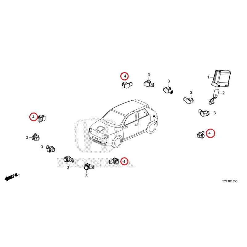 [NEW] JDM HONDA Honda e ZC7 2023 Parking Sensor GENUINE OEM - Image 11