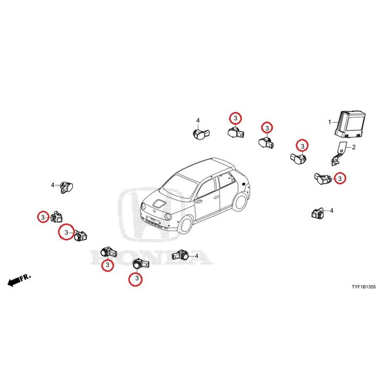 [NEW] JDM HONDA Honda e ZC7 2023 Parking Sensor GENUINE OEM - Image 5