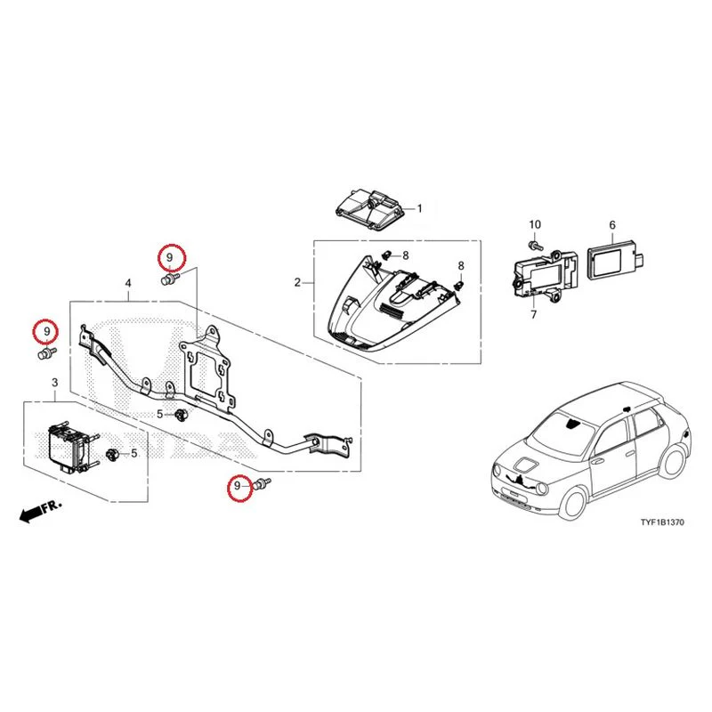 [NEW] JDM HONDA Honda e ZC7 2023 Radar/Camera GENUINE OEM - Image 10