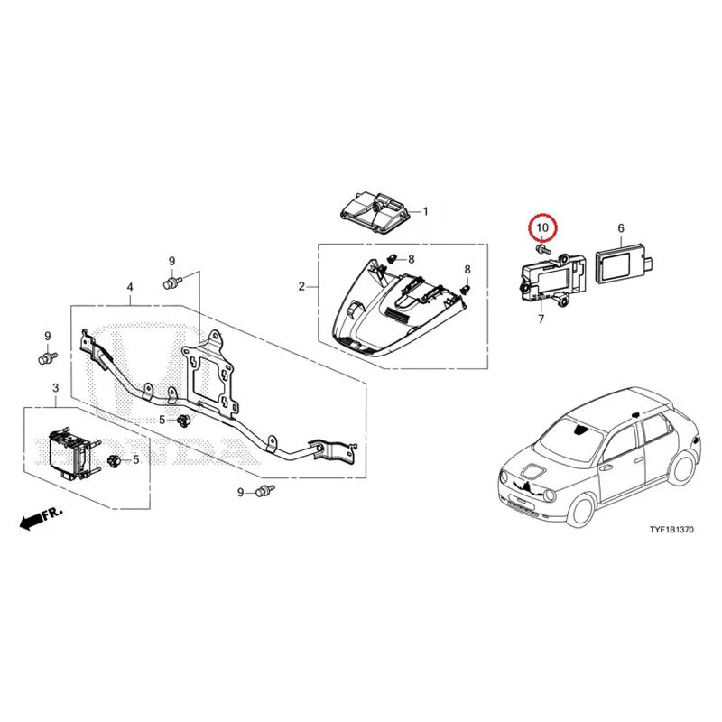 [NEW] JDM HONDA Honda e ZC7 2023 Radar/Camera GENUINE OEM - Image 11