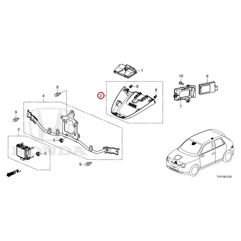 [NEW] JDM HONDA Honda e ZC7 2023 Radar/Camera GENUINE OEM - Image 3