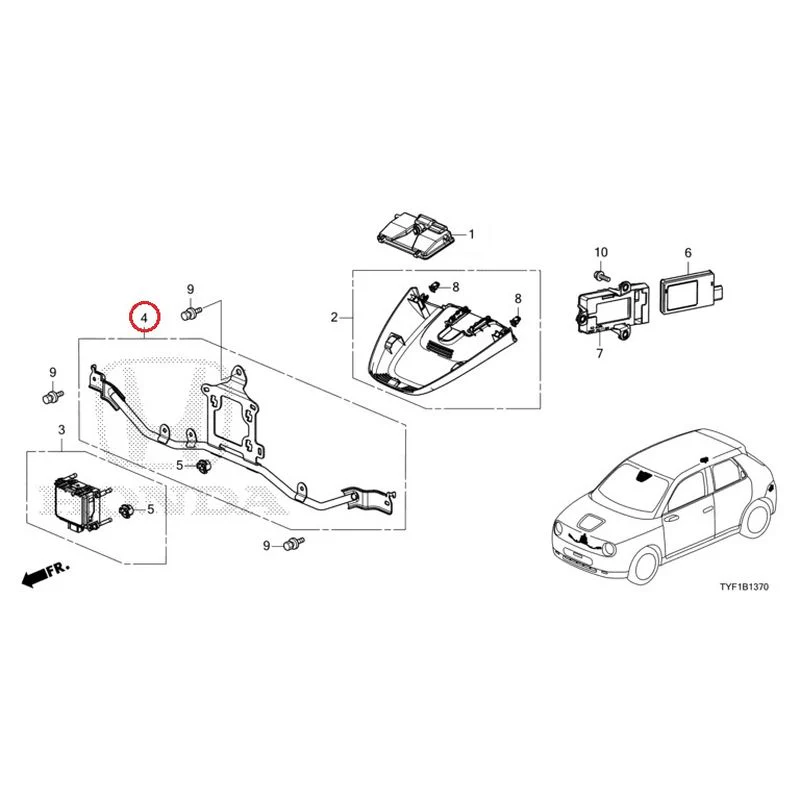 [NEW] JDM HONDA Honda e ZC7 2023 Radar/Camera GENUINE OEM - Image 5