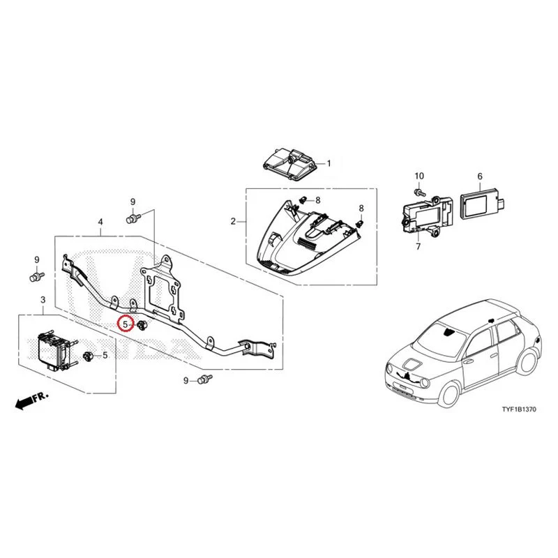 [NEW] JDM HONDA Honda e ZC7 2023 Radar/Camera GENUINE OEM - Image 6