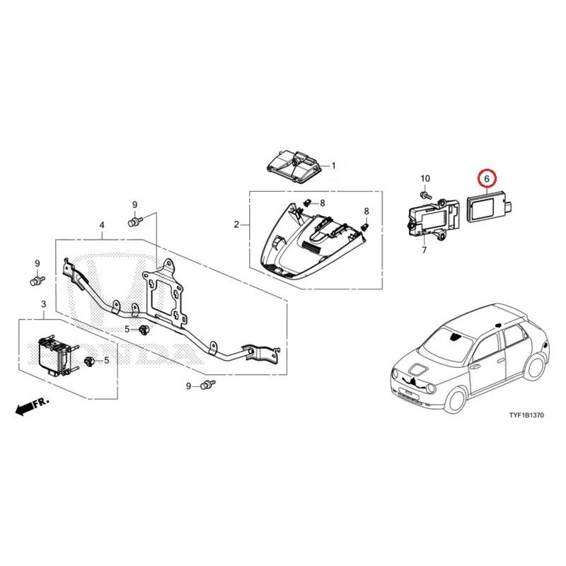 [NEW] JDM HONDA Honda e ZC7 2023 Radar/Camera GENUINE OEM - Image 7