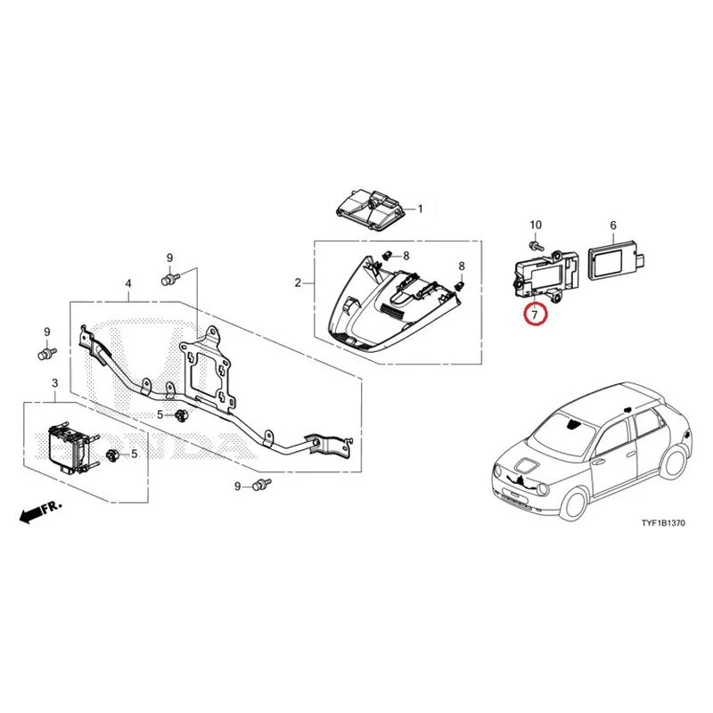 [NEW] JDM HONDA Honda e ZC7 2023 Radar/Camera GENUINE OEM - Image 8