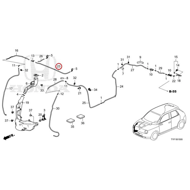 [NEW] JDM HONDA Honda e ZC7 2023 Windshield Washer GENUINE OEM - Image 24
