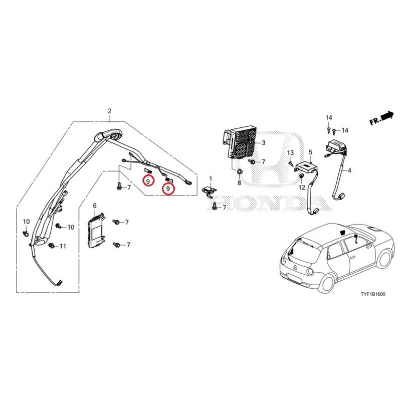 [NEW] JDM HONDA Honda e ZC7 2023 Antenna GENUINE OEM - Image 10