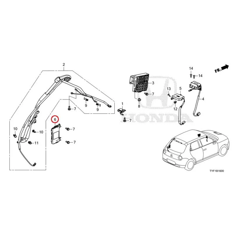 [NEW] JDM HONDA Honda e ZC7 2023 Antenna GENUINE OEM - Image 7