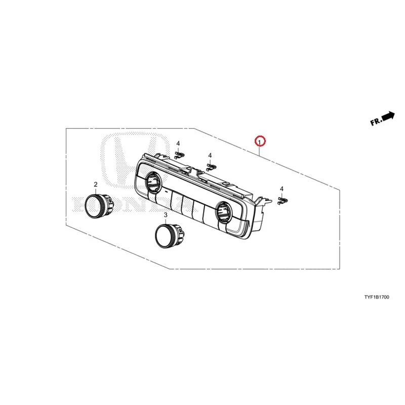 [NEW] JDM HONDA Honda e ZC7 2023 Auto Air Conditioner Control GENUINE OEM - Image 2