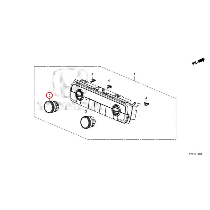 [NEW] JDM HONDA Honda e ZC7 2023 Auto Air Conditioner Control GENUINE OEM - Image 3