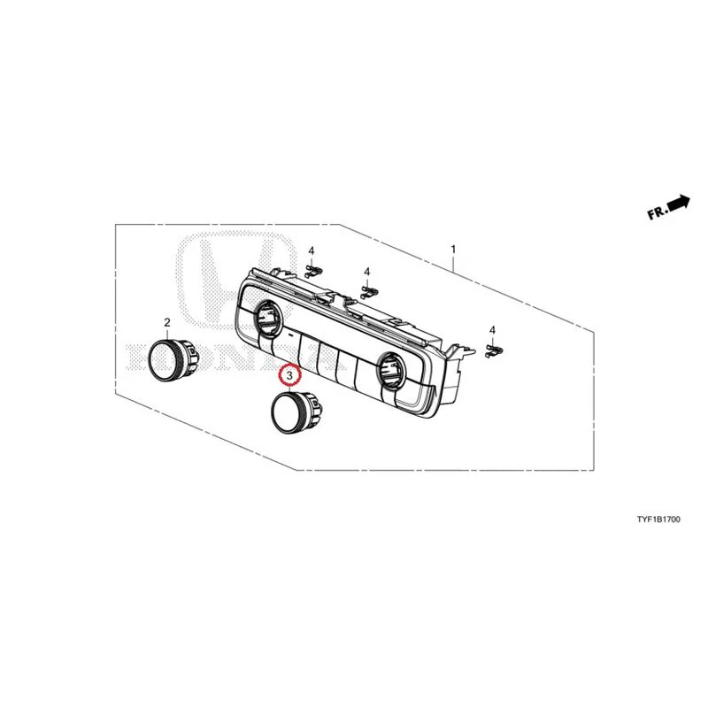 [NEW] JDM HONDA Honda e ZC7 2023 Auto Air Conditioner Control GENUINE OEM - Image 4