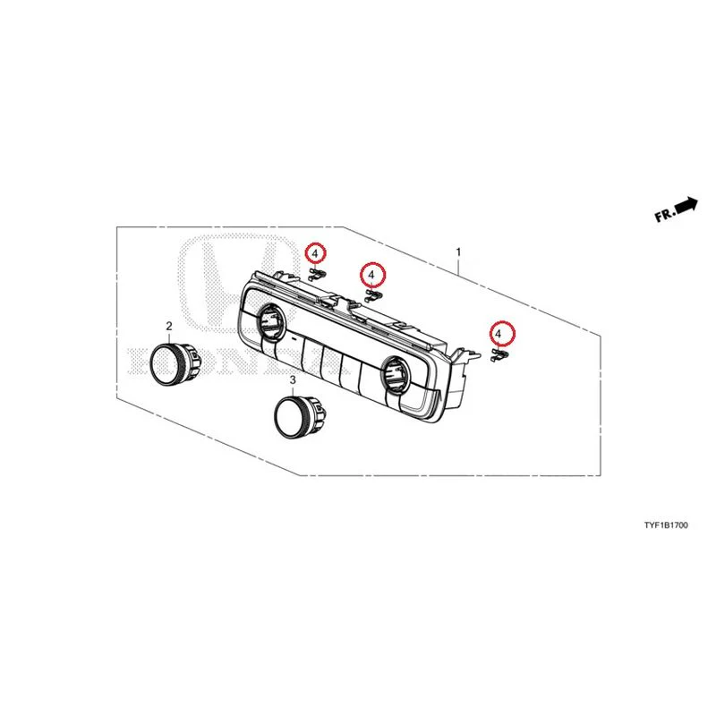 [NEW] JDM HONDA Honda e ZC7 2023 Auto Air Conditioner Control GENUINE OEM - Image 5