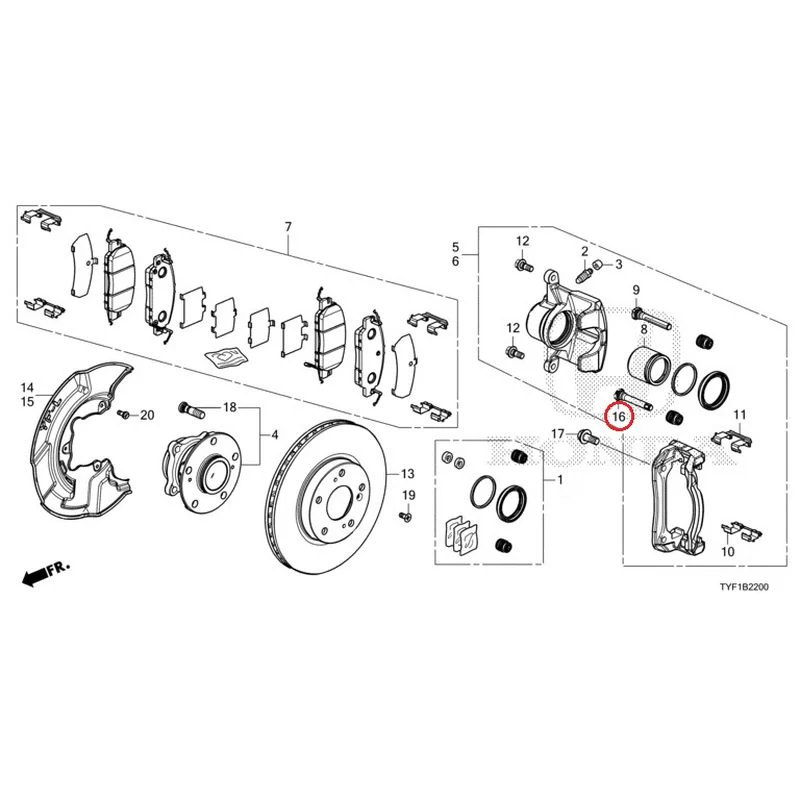 [NEW] JDM HONDA Honda e ZC7 2023 Front Brake GENUINE OEM - Image 18