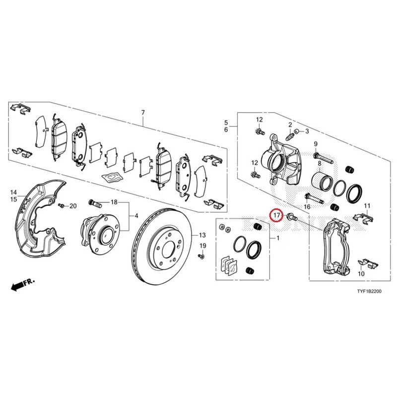 [NEW] JDM HONDA Honda e ZC7 2023 Front Brake GENUINE OEM - Image 19