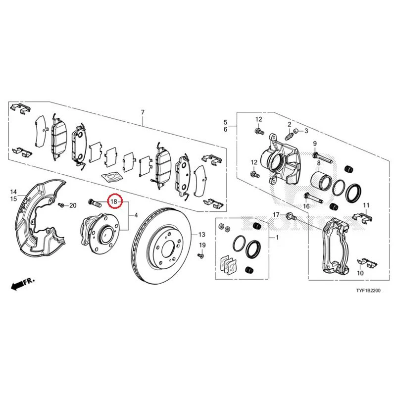[NEW] JDM HONDA Honda e ZC7 2023 Front Brake GENUINE OEM - Image 23