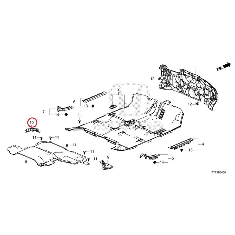 [NEW] JDM HONDA Honda e ZC7 2023 Floor Mat GENUINE OEM - Image 11