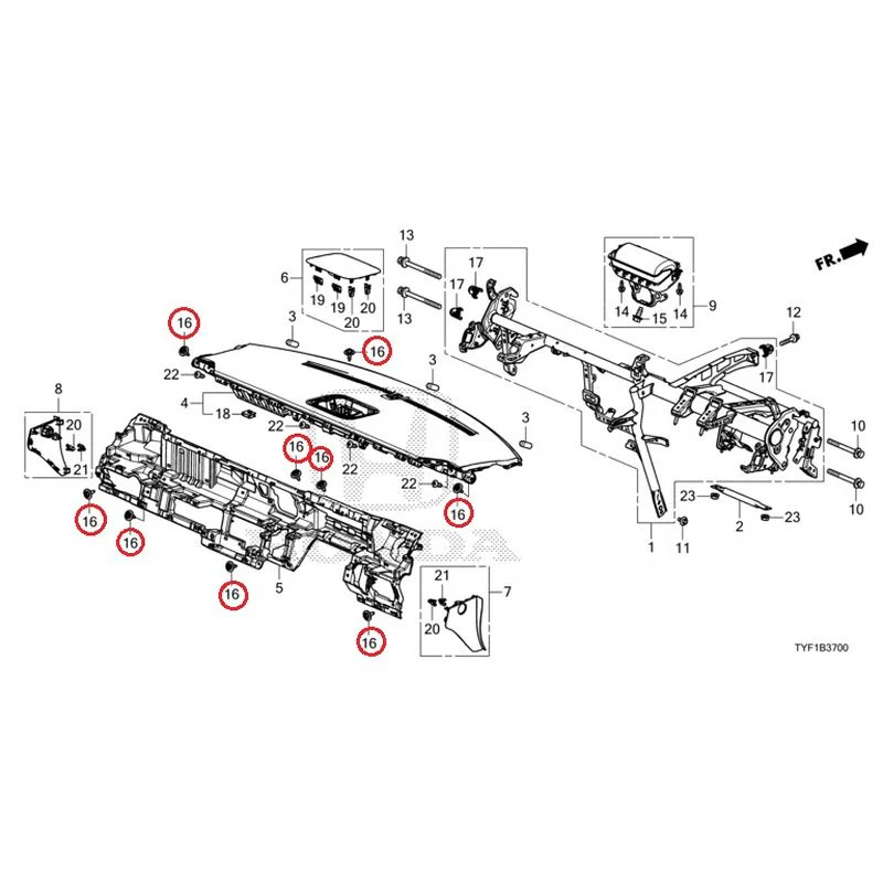 [NEW] JDM HONDA Honda e ZC7 2023 Instrument panel GENUINE OEM - Image 18