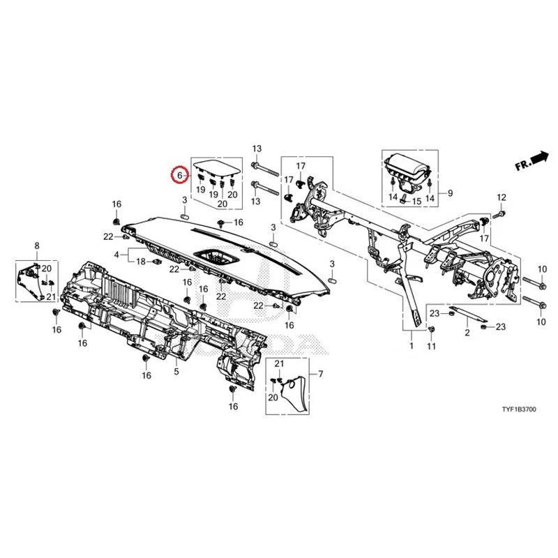 [NEW] JDM HONDA Honda e ZC7 2023 Instrument panel GENUINE OEM - Image 7