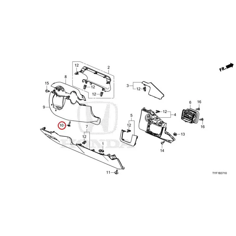 [NEW] JDM HONDA Honda e ZC7 2023 Instrument panel garnish (driver side) GENUINE OEM - Image 11