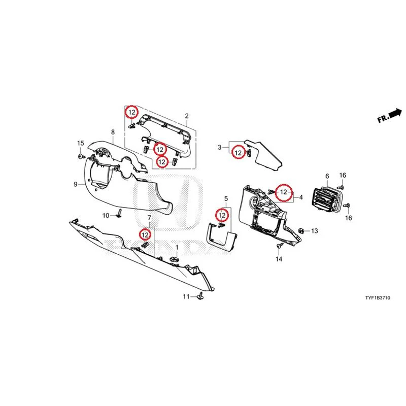 [NEW] JDM HONDA Honda e ZC7 2023 Instrument panel garnish (driver side) GENUINE OEM - Image 13