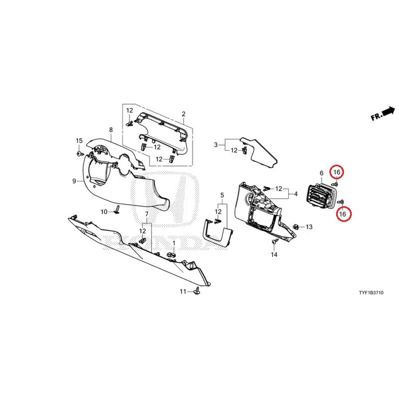 [NEW] JDM HONDA Honda e ZC7 2023 Instrument panel garnish (driver side) GENUINE OEM - Image 17