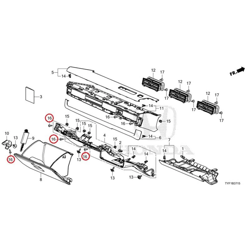 [NEW] JDM HONDA Honda e ZC7 2023 Instrument panel garnish (passenger side) GENUINE OEM - Image 16