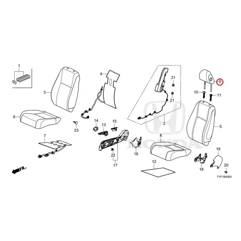 [NEW] JDM HONDA Honda e ZC7 2023 Front Seat (Driver's Side) GENUINE OEM - Image 11