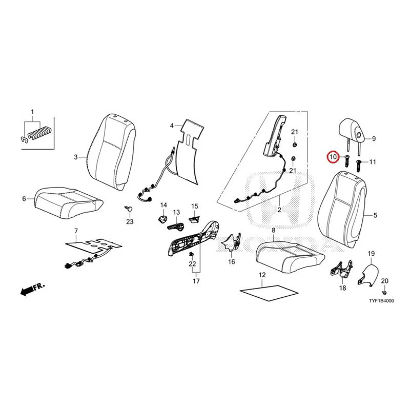 [NEW] JDM HONDA Honda e ZC7 2023 Front Seat (Driver's Side) GENUINE OEM - Image 12