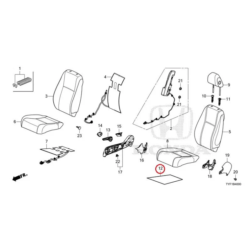 [NEW] JDM HONDA Honda e ZC7 2023 Front Seat (Driver's Side) GENUINE OEM - Image 14