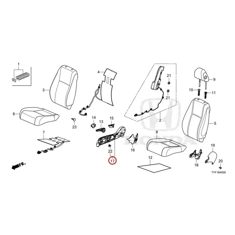 [NEW] JDM HONDA Honda e ZC7 2023 Front Seat (Driver's Side) GENUINE OEM - Image 19
