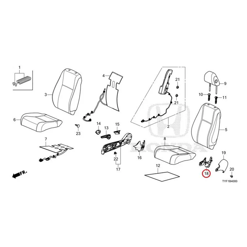 [NEW] JDM HONDA Honda e ZC7 2023 Front Seat (Driver's Side) GENUINE OEM - Image 20