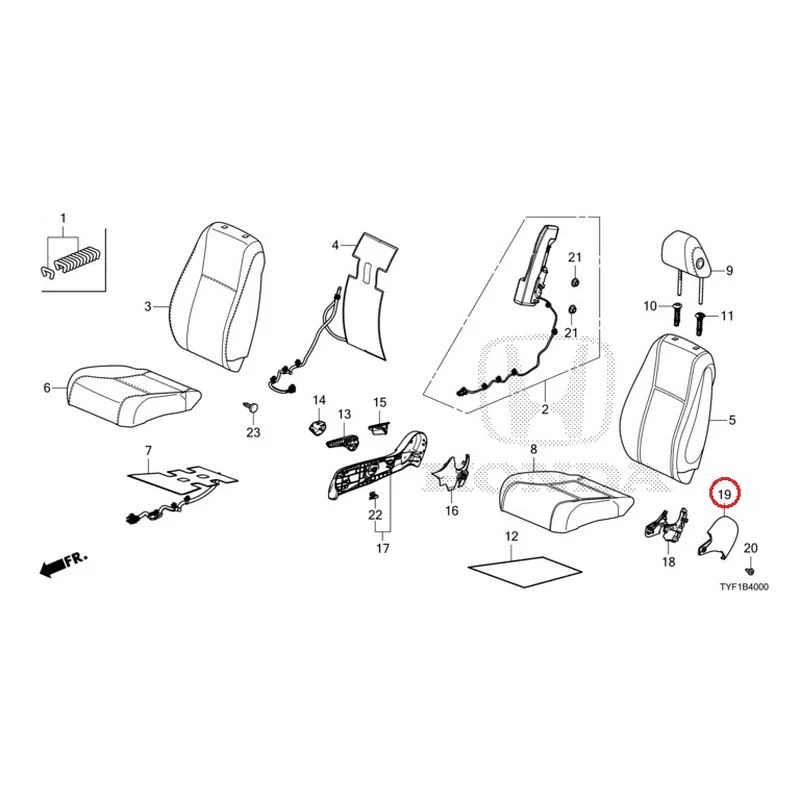 [NEW] JDM HONDA Honda e ZC7 2023 Front Seat (Driver's Side) GENUINE OEM - Image 21