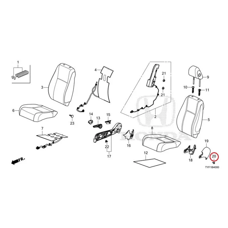 [NEW] JDM HONDA Honda e ZC7 2023 Front Seat (Driver's Side) GENUINE OEM - Image 22