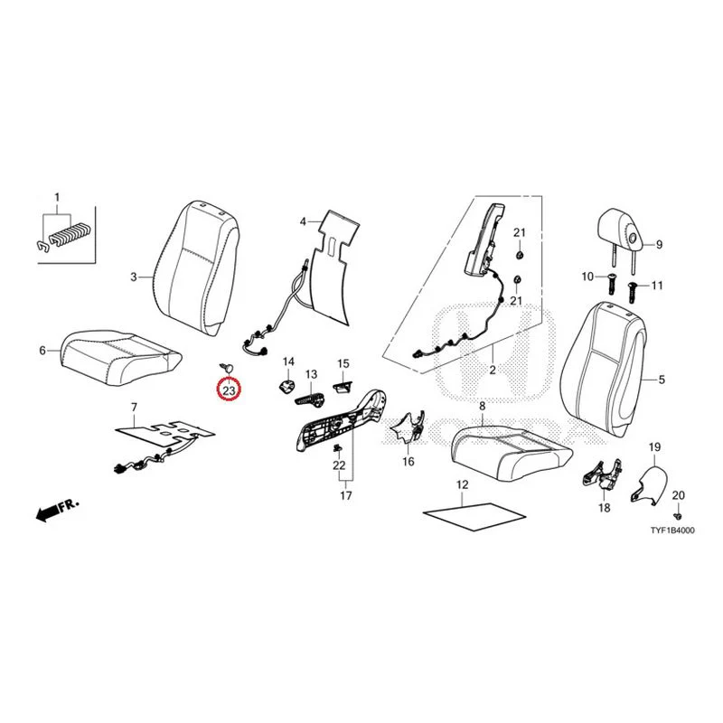 [NEW] JDM HONDA Honda e ZC7 2023 Front Seat (Driver's Side) GENUINE OEM - Image 25