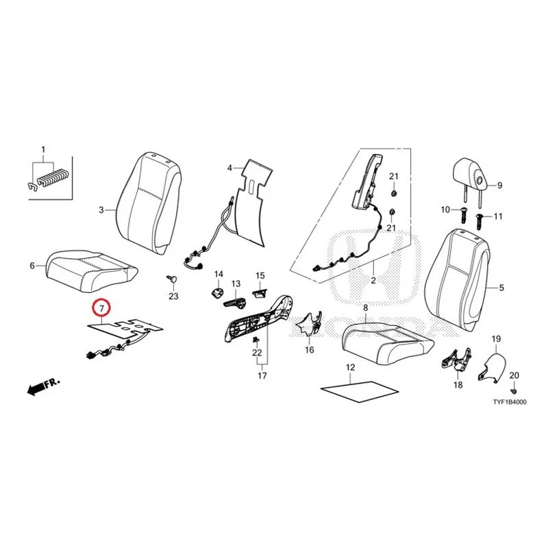 [NEW] JDM HONDA Honda e ZC7 2023 Front Seat (Driver's Side) GENUINE OEM - Image 9
