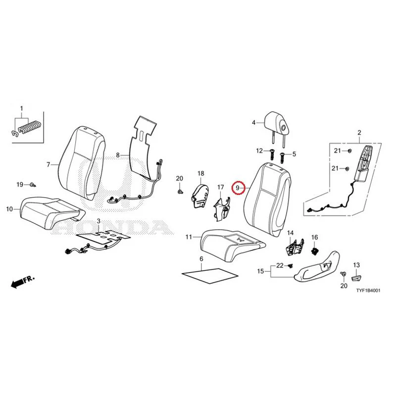 [NEW] JDM HONDA Honda e ZC7 2023 Front Seat (Passenger Side) GENUINE OEM - Image 11