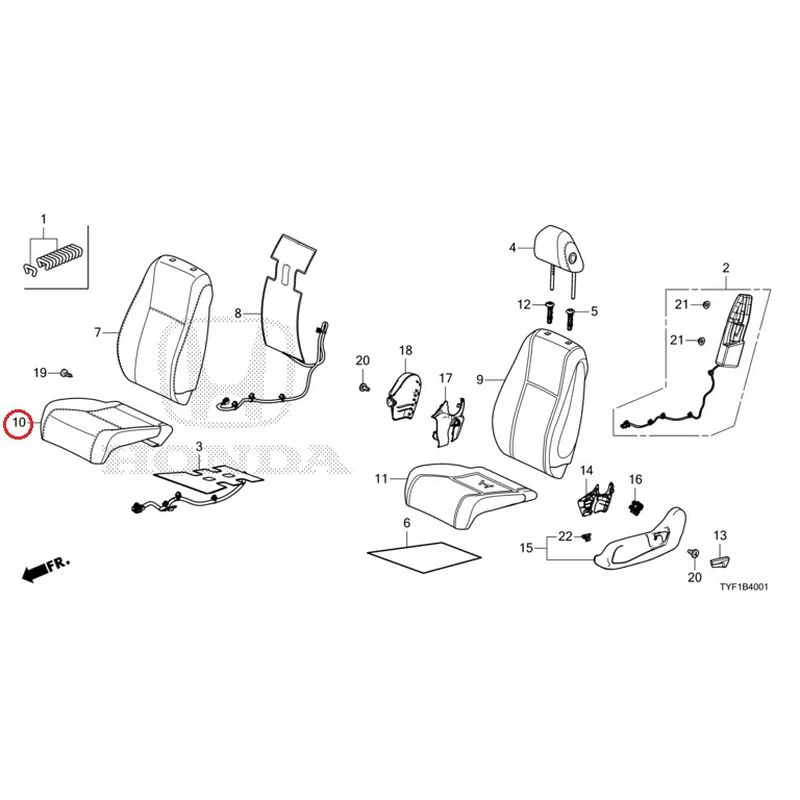 [NEW] JDM HONDA Honda e ZC7 2023 Front Seat (Passenger Side) GENUINE OEM - Image 12