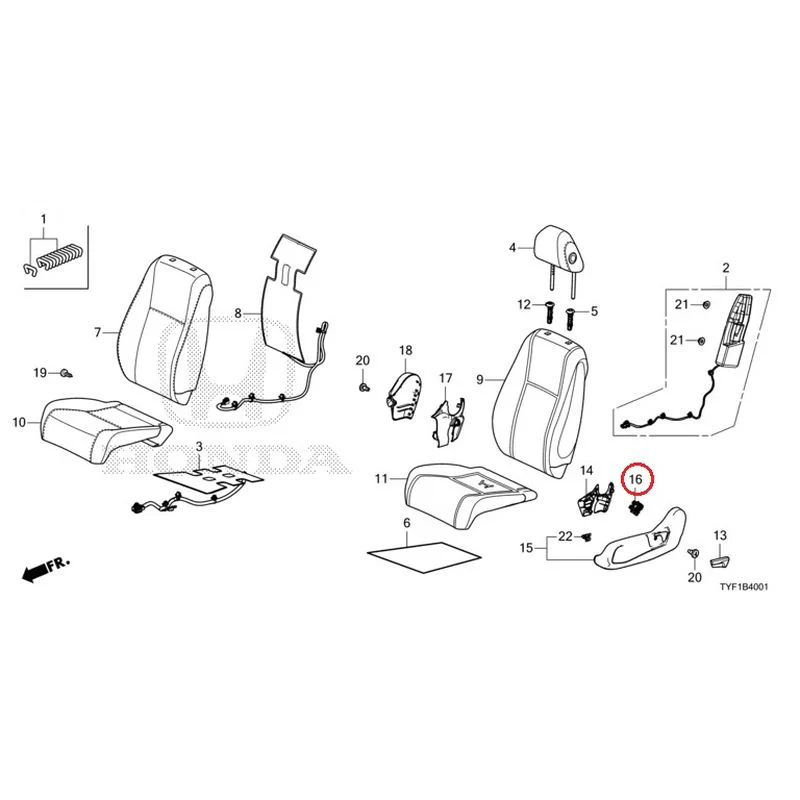 [NEW] JDM HONDA Honda e ZC7 2023 Front Seat (Passenger Side) GENUINE OEM - Image 18