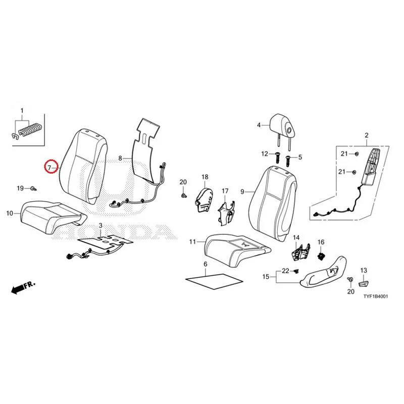 [NEW] JDM HONDA Honda e ZC7 2023 Front Seat (Passenger Side) GENUINE OEM - Image 9