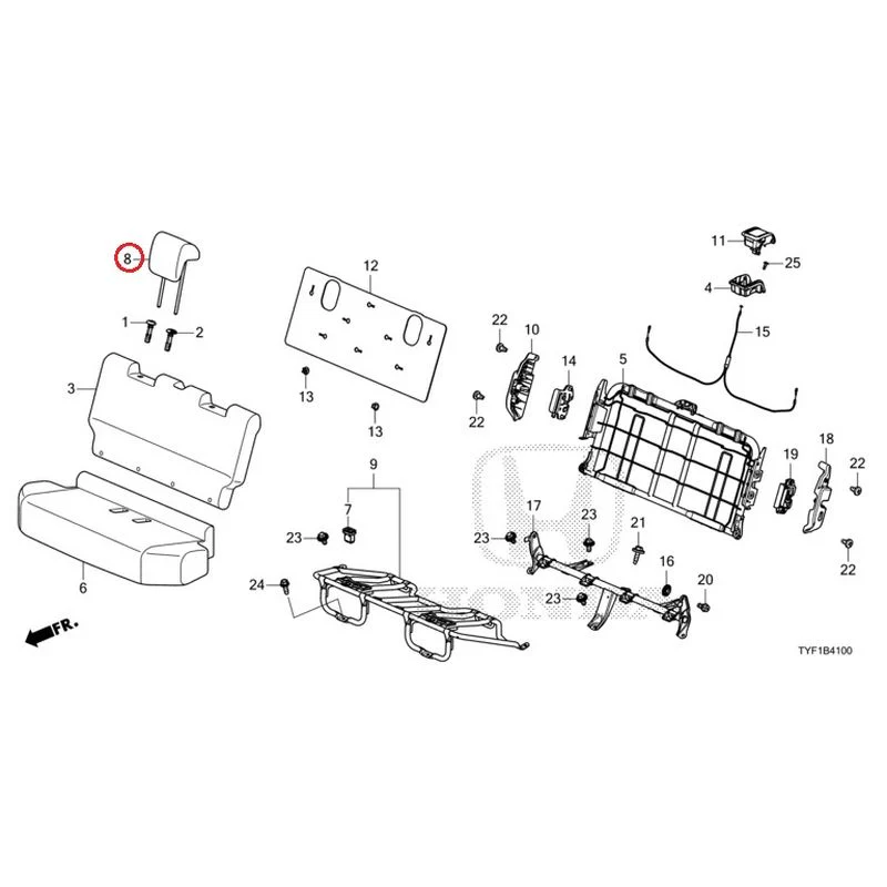 [NEW] JDM HONDA Honda e ZC7 2023 Rear Seat GENUINE OEM - Image 9