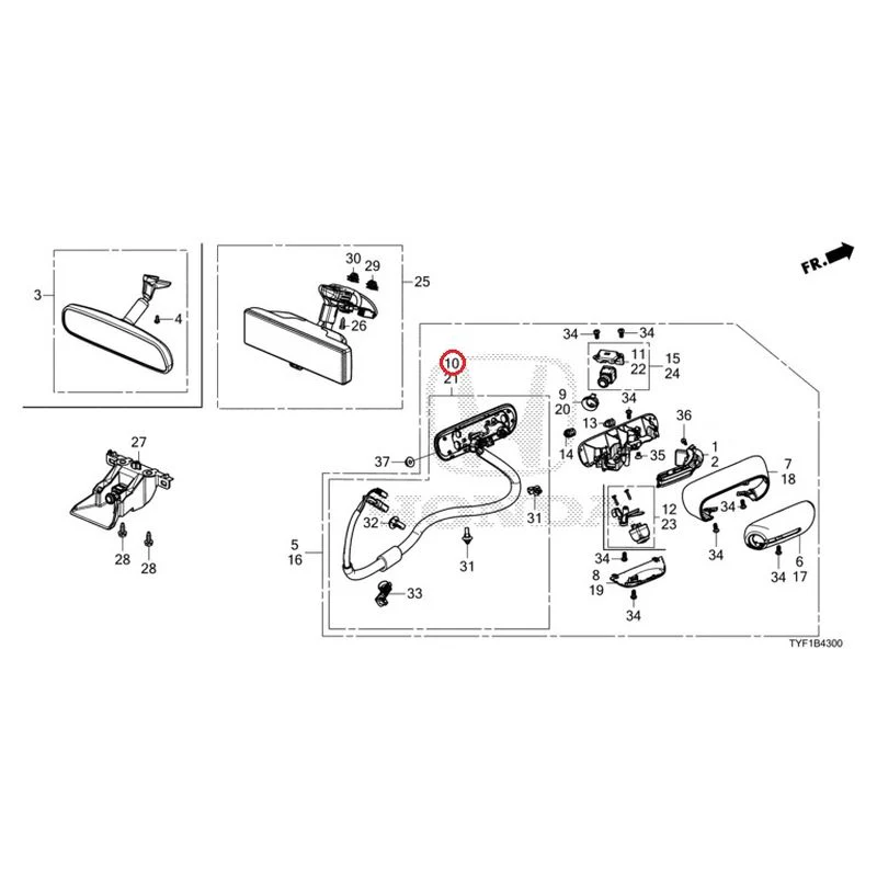 [NEW] JDM HONDA Honda e ZC7 2023 Camera Mirror System GENUINE OEM - Image 19