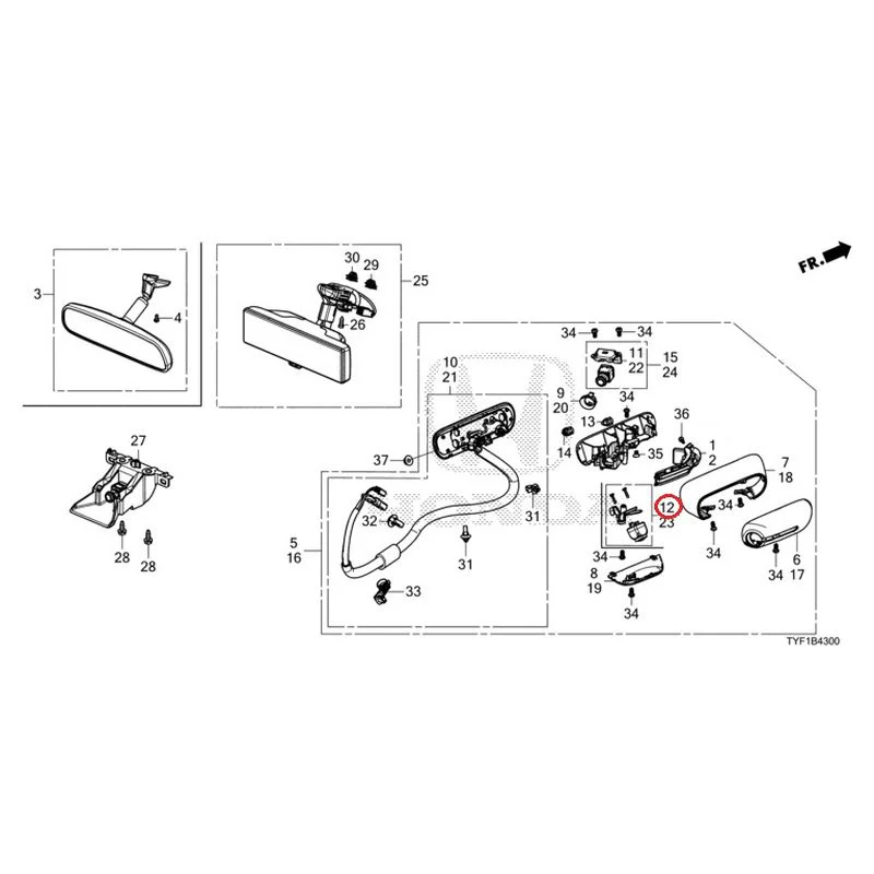 [NEW] JDM HONDA Honda e ZC7 2023 Camera Mirror System GENUINE OEM - Image 21