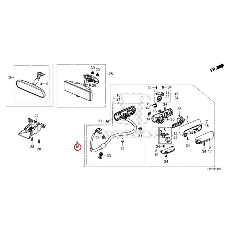 [NEW] JDM HONDA Honda e ZC7 2023 Camera Mirror System GENUINE OEM - Image 26