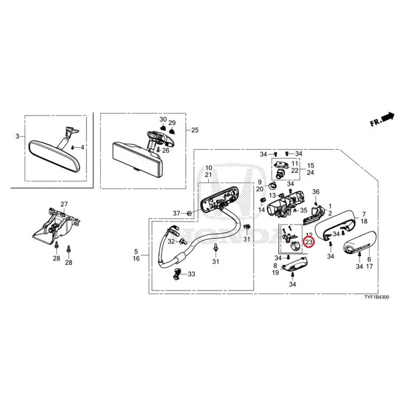 [NEW] JDM HONDA Honda e ZC7 2023 Camera Mirror System GENUINE OEM - Image 42