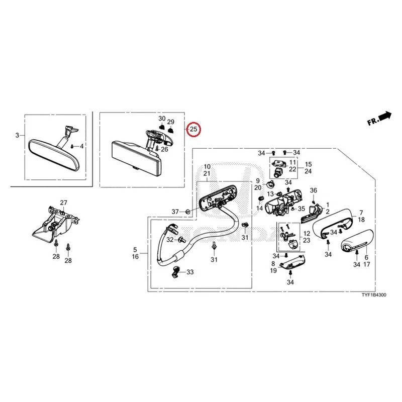 [NEW] JDM HONDA Honda e ZC7 2023 Camera Mirror System GENUINE OEM - Image 44